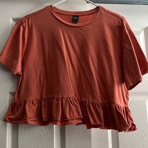 Wild & Fable Ruffled Crop Top